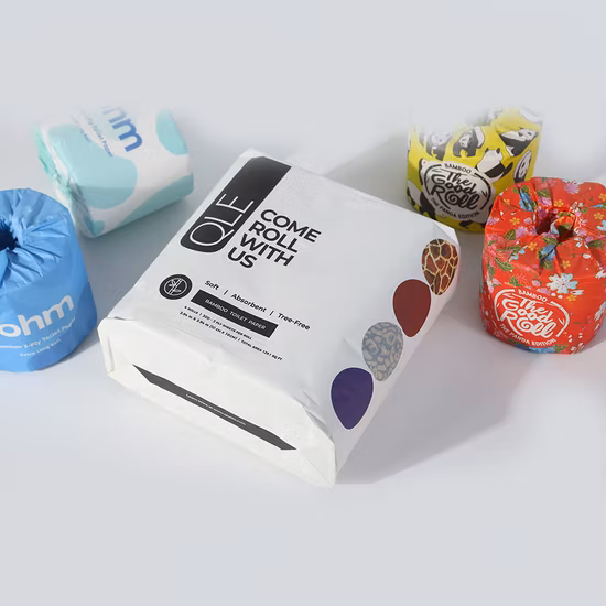 2/3 Ply оптовая цена ванная бамбуковая туалетная бумага папиросная бумага